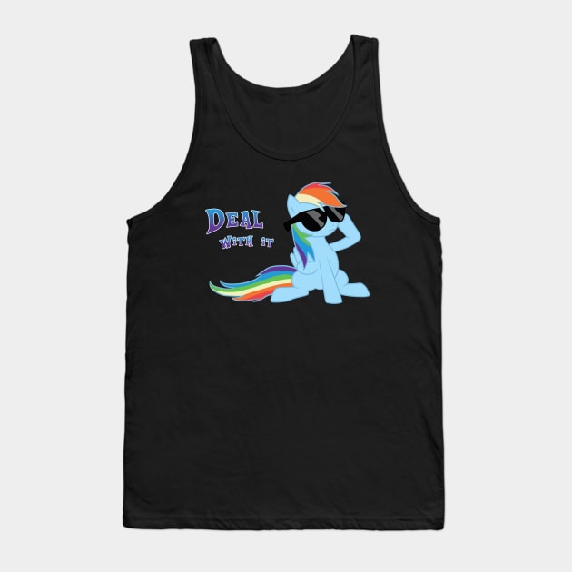 My Little Pony - Rainbow Dash - Deal With It Tank Top by Kaiserin